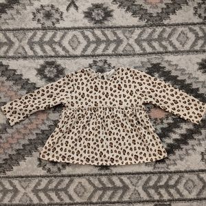 Zara toddler girl cheetah shirt